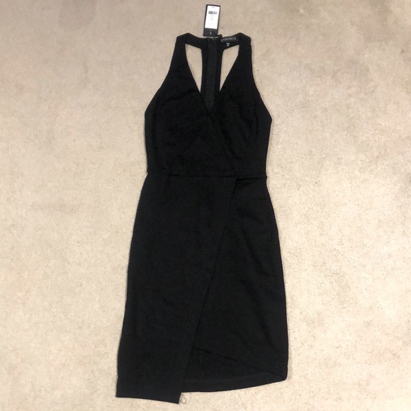 DYNAMITE v neck dress in get black. Size XS. - Picture 2 of 8